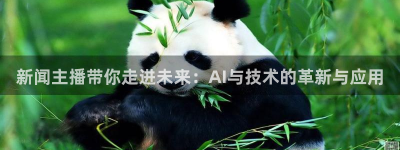 新闻主播带你走进未来：AI与技术的革新与应用