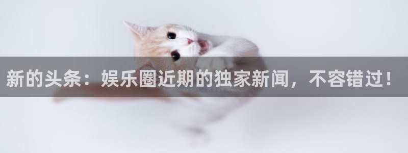 新的头条：娱乐圈近期的独家新闻，不容错过！