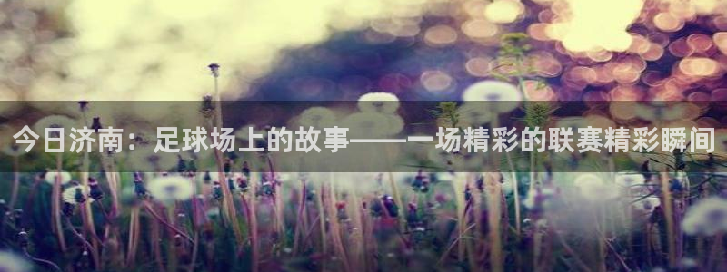 今日济南：足球场上的故事——一场精彩的联赛精彩瞬间