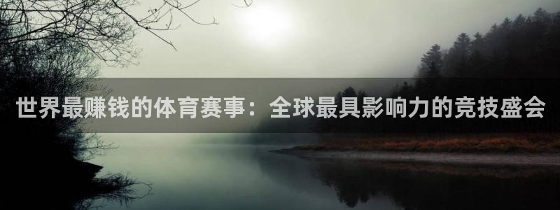 世界最赚钱的体育赛事：全球最具影响力的竞技盛会